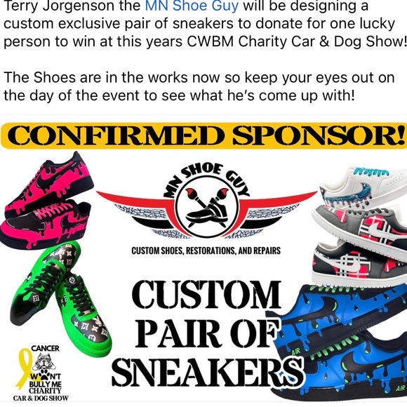 Custom “Slasher” Nike Ebernon men’s size 10 - Picture 4 of 4